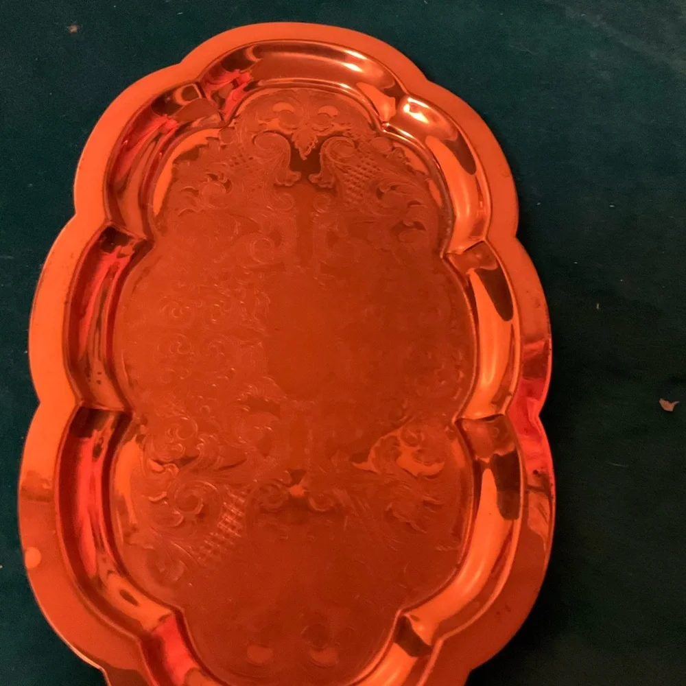 Vintage copper tray from Copper CraftGuild company. 1970s - Picture 2 of 6